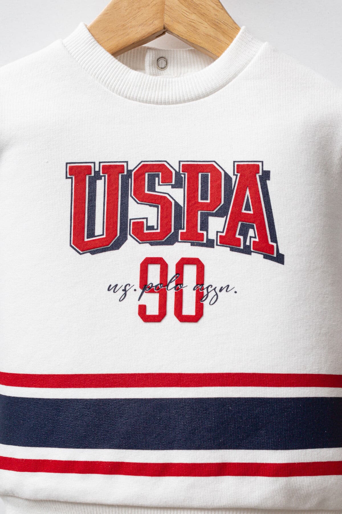 ست نوزاد پسرانه سفید U.S. Polo Assn. ست نوزاد پسرانه سفید U.S. Polo Assn.