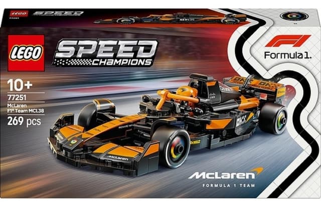 لگو 77251 Speed Champions McLaren F1 MCL38 ماشین مسابقه ۲۶۹ قطعه لگو 77251 Speed Champions McLaren F1 MCL38 ماشین مسابقه ۲۶۹ قطعه