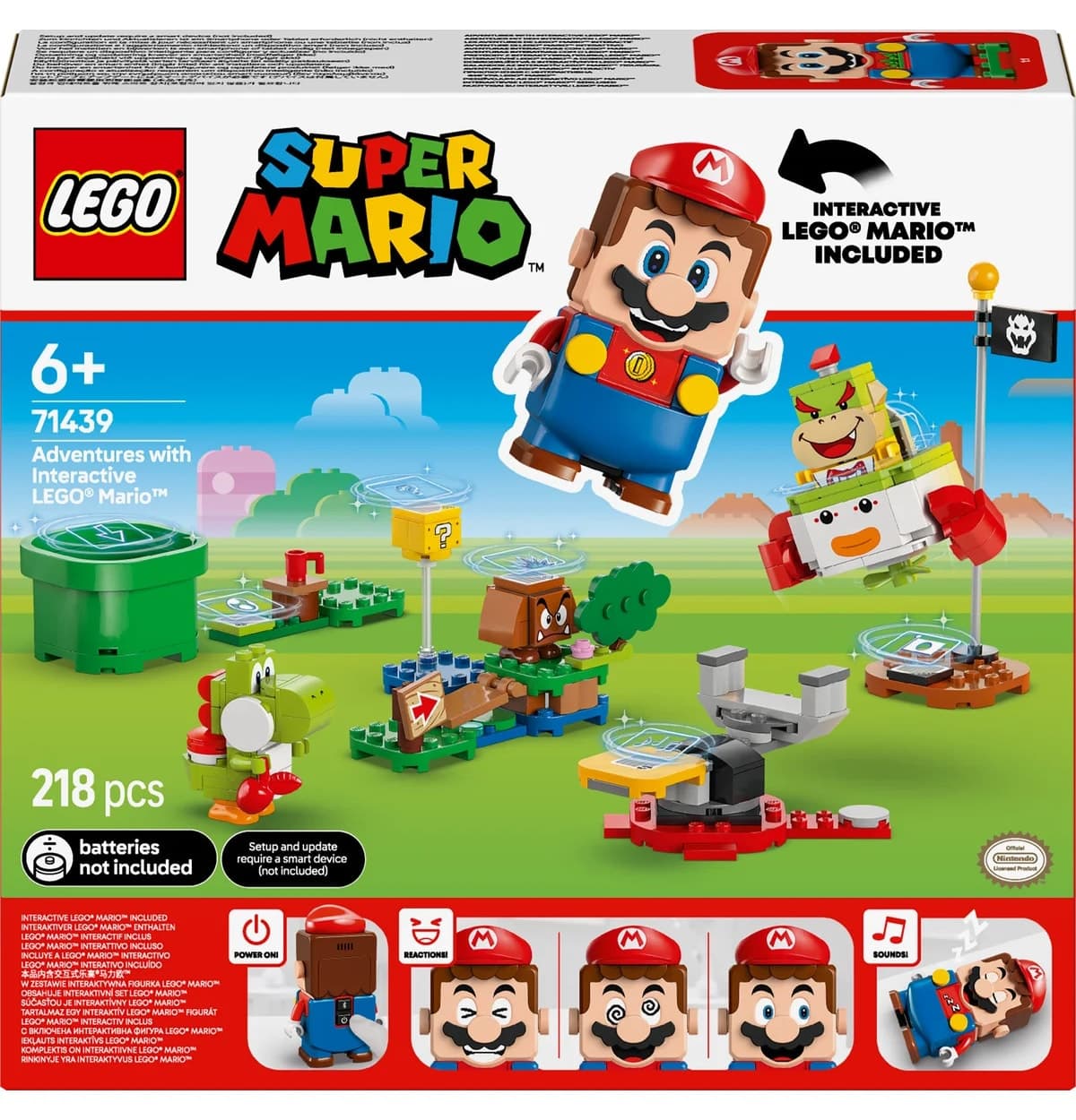 لگو Super Mario مدل 71439 ماجراها با Mario اینتراکتیو 218 قطعه لگو Super Mario مدل 71439 ماجراها با Mario اینتراکتیو 218 قطعه