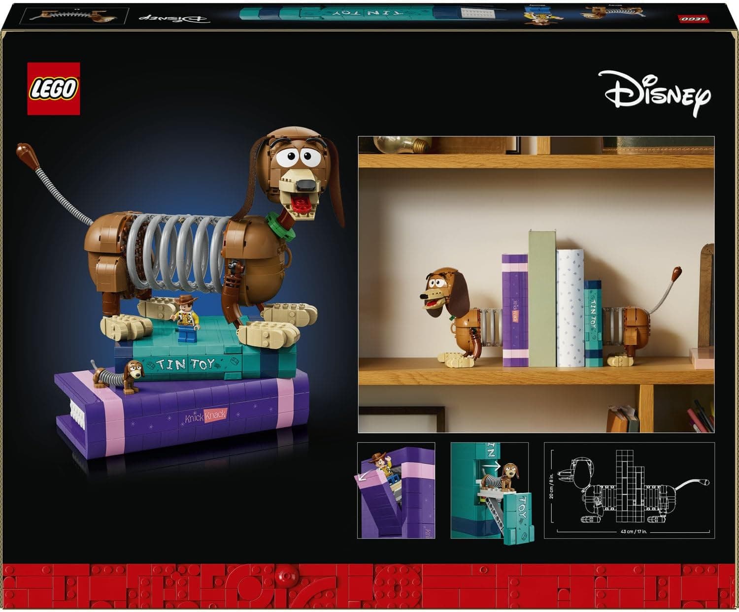 لگو Disney Pixar Toy Story پایه کتاب سگ Slinky مدل 43301 لگو Disney Pixar Toy Story پایه کتاب سگ Slinky مدل 43301