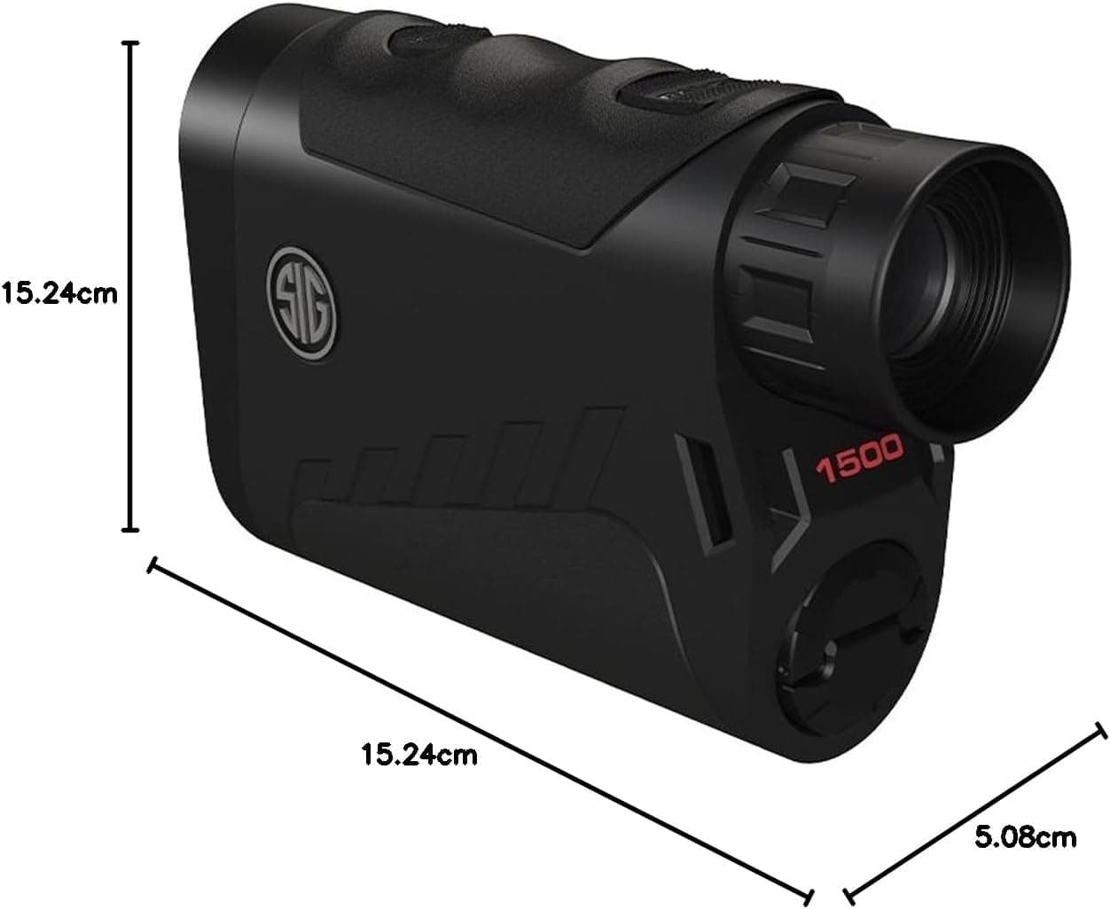 فاصلهیاب لیزری Sig Sauer BUCKMASTERS 1500 با بزرگنمایی 6x و لنز 22MM قرمز فاصلهیاب لیزری Sig Sauer BUCKMASTERS 1500 با بزرگنمایی 6x و لنز 22MM قرمز