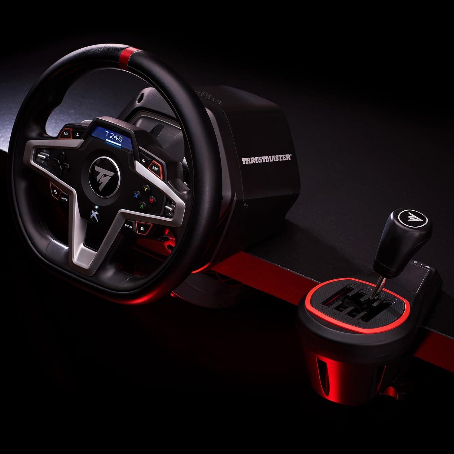 دستهدنده افزونه Thrustmaster مدل TH8S با 8 دنده برای فرمان مسابقهای سازگار با PlayStation، Xbox و PC دستهدنده افزونه Thrustmaster مدل TH8S با 8 دنده برای فرمان مسابقهای سازگار با PlayStation، Xbox و PC