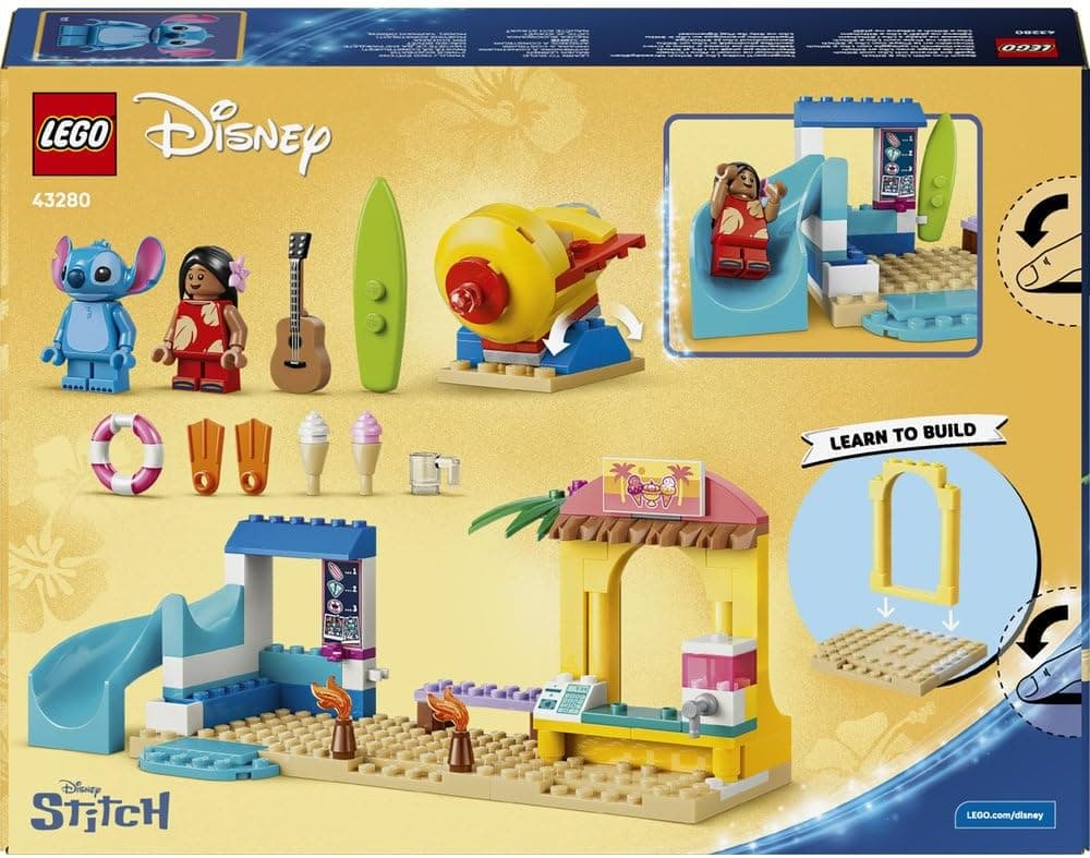 لگو Disney سرگرمی ساحلی با Lilo & Stitch مدل 43280 لگو Disney سرگرمی ساحلی با Lilo & Stitch مدل 43280