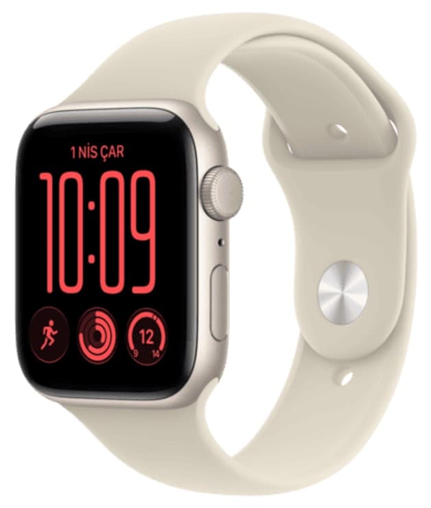 ساعت هوشمند Apple Watch SE 3 GPS 40 mm کیس آلومینیومی نور ستارهای با بند اسپورت شنی مدل MJKR4TU/A S/M ساعت هوشمند Apple Watch SE 3 GPS 40 mm کیس آلومینیومی نور ستارهای با بند اسپورت شنی مدل MJKR4TU/A S/M