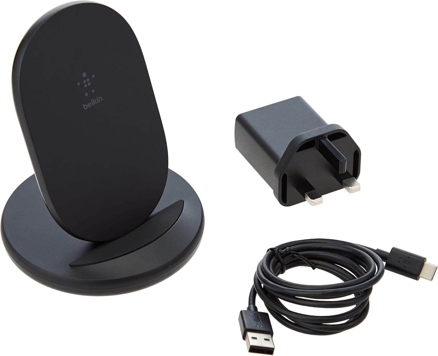 پایه شارژ بیسیم Belkin BoostCharge 15W Qi مشکی پایه شارژ بیسیم Belkin BoostCharge 15W Qi مشکی