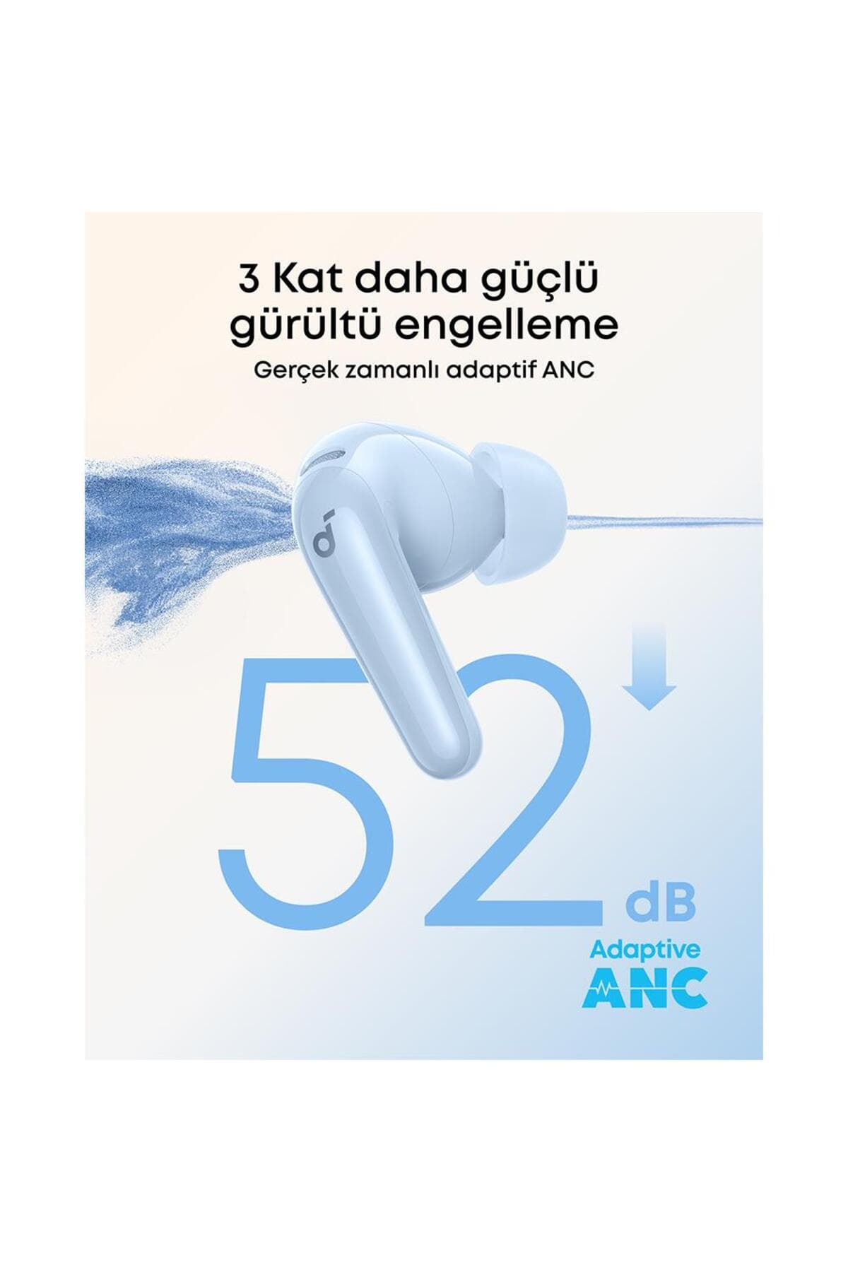 هدفون بیسیم داخلگوشی Anker Soundcore با بلوتوث آبی مدل R60i NC هدفون بیسیم داخلگوشی Anker Soundcore با بلوتوث آبی مدل R60i NC