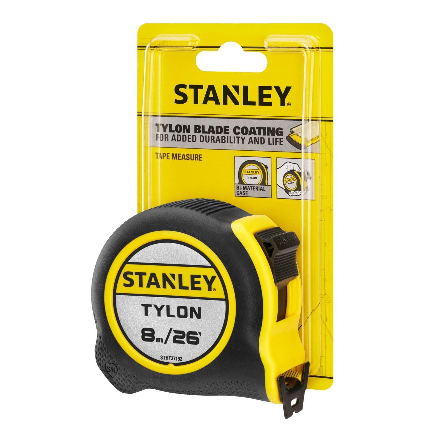متر نواری STANLEY TYLON متریک و امپریال 8m/26ft x 25mm مدل STHT37192 متر نواری STANLEY TYLON متریک و امپریال 8m/26ft x 25mm مدل STHT37192