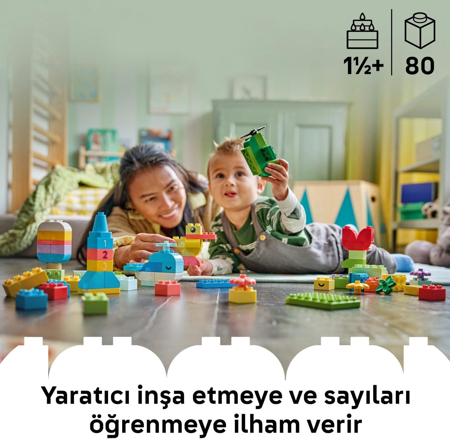لگو DUPLO Classic جعبه ساختنی رنگی خلاقانه مدل 10479 لگو DUPLO Classic جعبه ساختنی رنگی خلاقانه مدل 10479