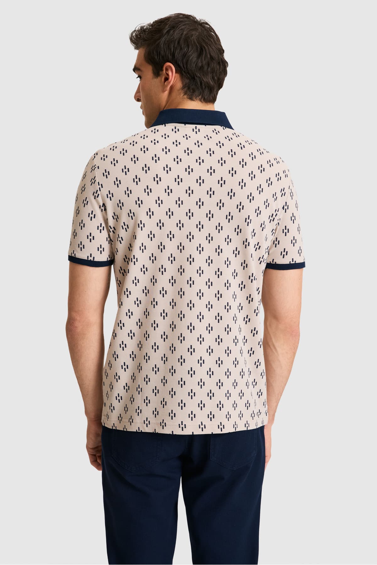 تیشرت مردانه U.S. Polo Assn. فیت معمولی یقه پولو رنگ سنگی مدل 50326994-VR049 تیشرت مردانه U.S. Polo Assn. فیت معمولی یقه پولو رنگ سنگی مدل 50326994-VR049