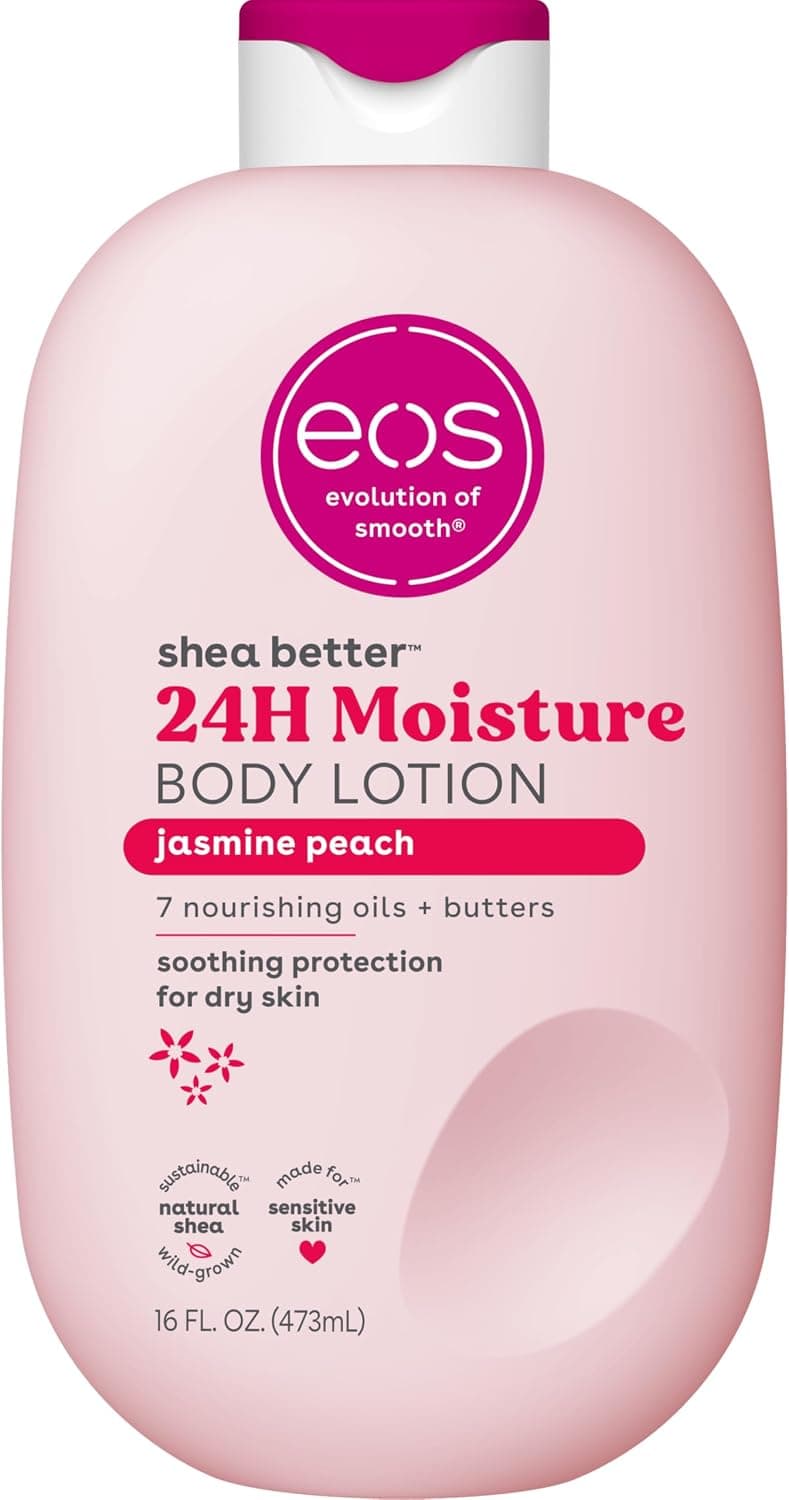 لوسیون بدن eos Shea Better Body وانیل کشمیر آبرسانی ۲۴ ساعته 16 fl oz لوسیون بدن eos Shea Better Body وانیل کشمیر آبرسانی ۲۴ ساعته 16 fl oz