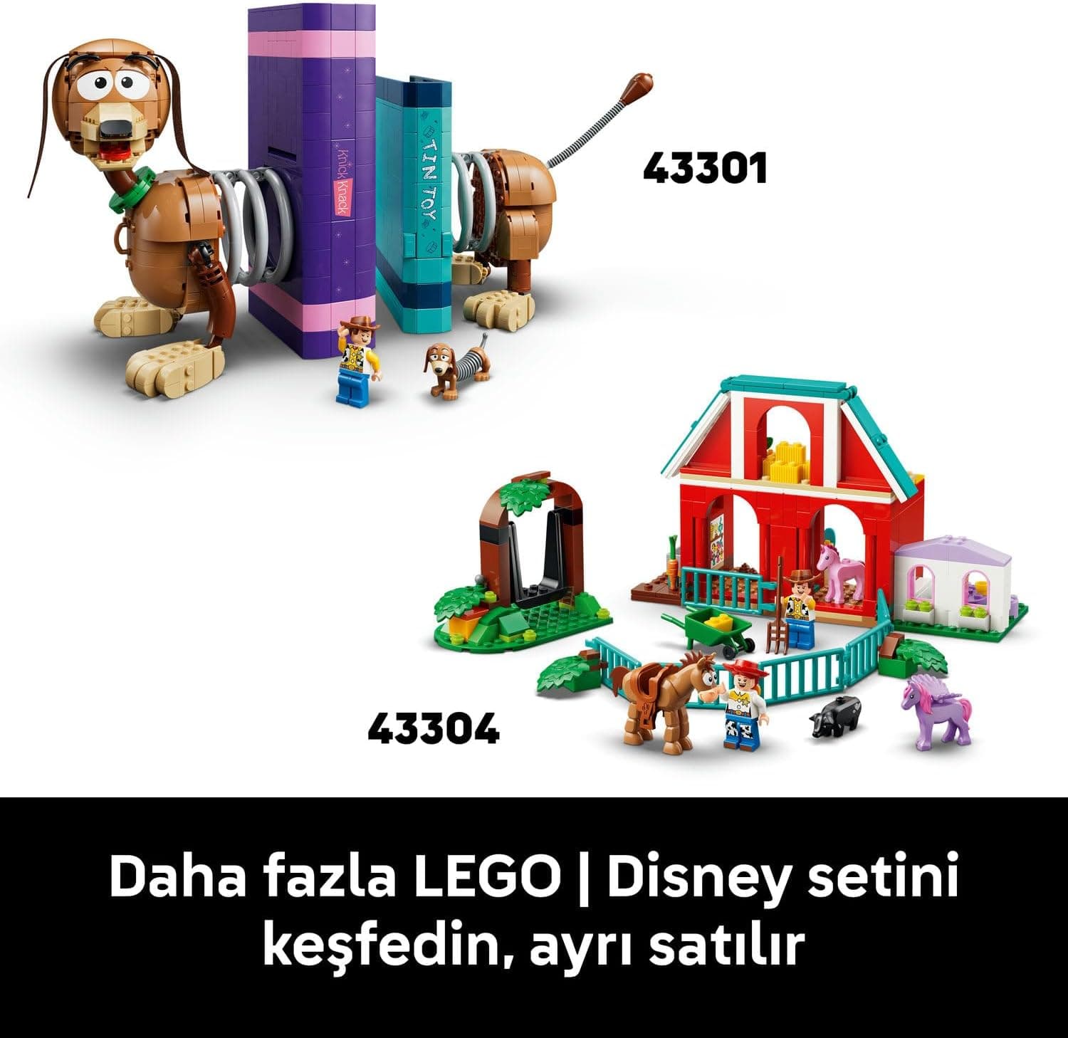 لگو Disney Pixar Toy Story پایه کتاب سگ Slinky مدل 43301 لگو Disney Pixar Toy Story پایه کتاب سگ Slinky مدل 43301