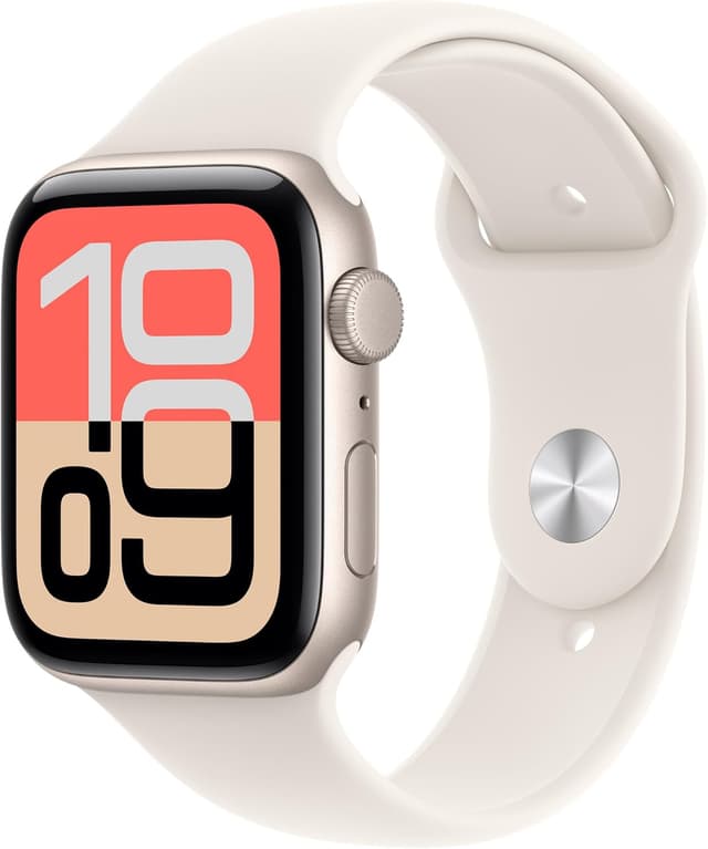 ساعت هوشمند Apple Watch SE 3 GPS 40mm با بدنه آلومینیومی ستارهای و بند ورزشی ستارهای S/M ساعت هوشمند Apple Watch SE 3 GPS 40mm با بدنه آلومینیومی ستارهای و بند ورزشی ستارهای S/M