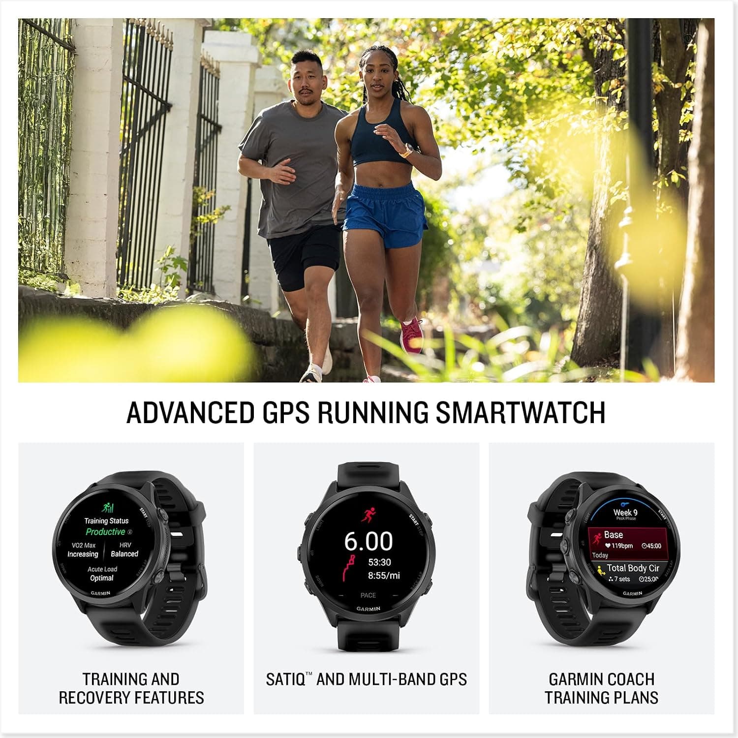 ساعت هوشمند Garmin مدل Forerunner 570 47 mm خاکستری مشکی ساعت هوشمند Garmin مدل Forerunner 570 47 mm خاکستری مشکی