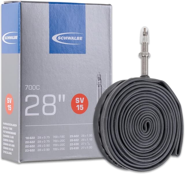 تیوپ Schwalbe سایز 700x18-28 با والف سوزنی 60mm تیوپ Schwalbe سایز 700x18-28 با والف سوزنی 60mm
