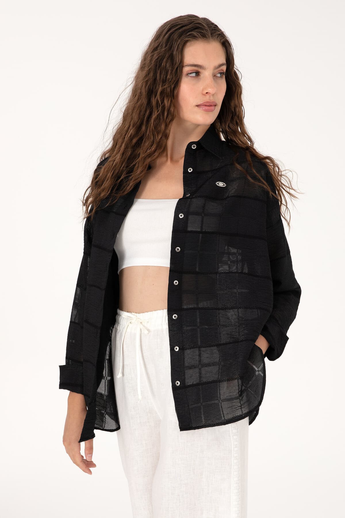 پیراهن زنانه U.S. Polo Assn. مشکی آستین بلند مدل 50299665-VR046 پیراهن زنانه U.S. Polo Assn. مشکی آستین بلند مدل 50299665-VR046
