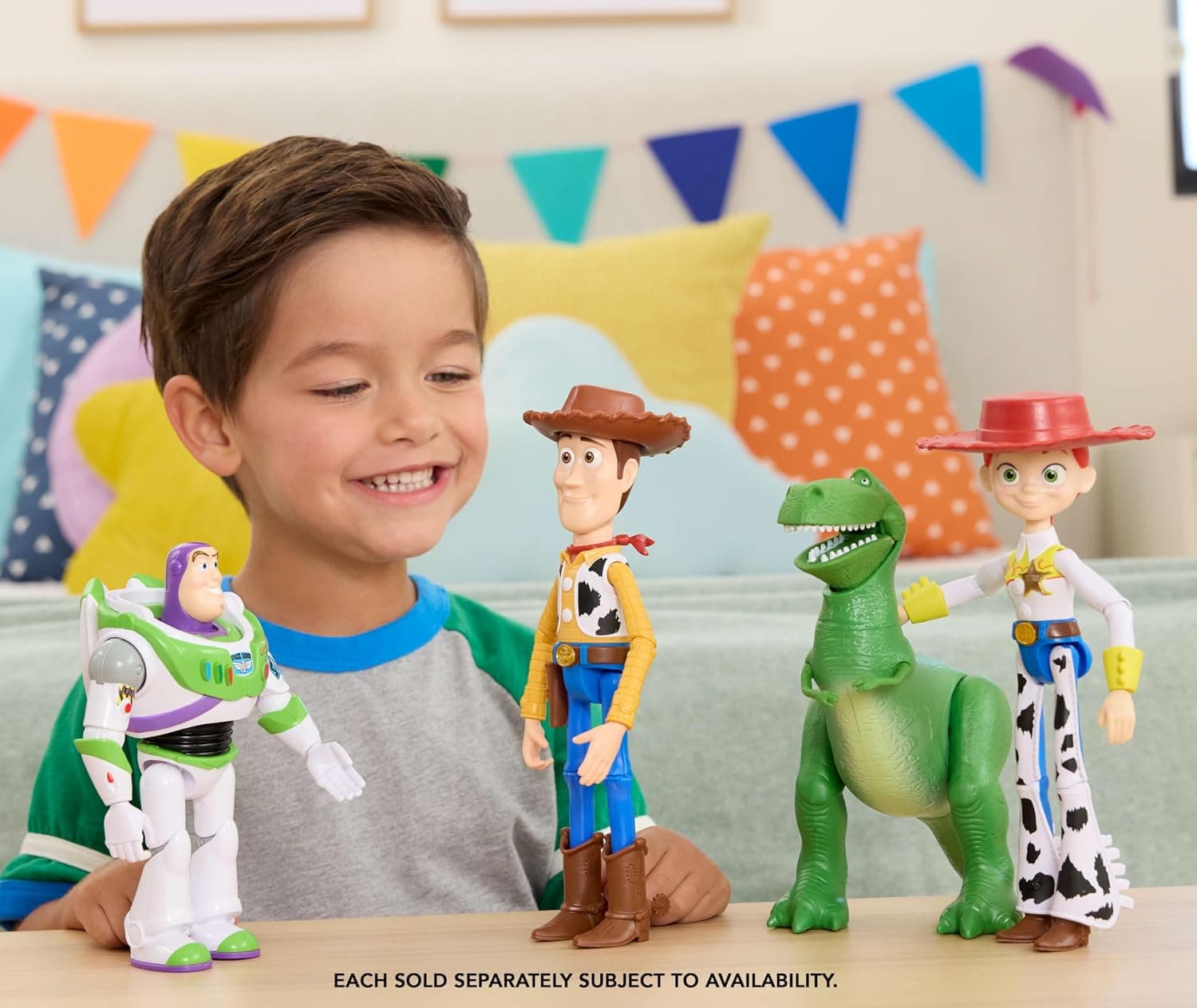 فیگور اکشن Disney and Pixar Toy Story Woody Mattel کلانتر کابوی با 14 مفصل متحرک و کلاه جداشدنی 9.2 Inch مدل JKV14 فیگور اکشن Disney and Pixar Toy Story Woody Mattel کلانتر کابوی با 14 مفصل متحرک و کلاه جداشدنی 9.2 Inch مدل JKV14
