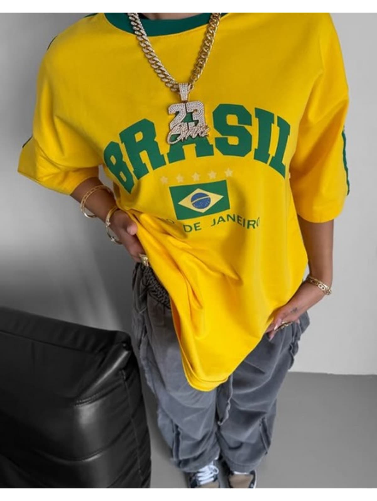 تیشرت یونیسکس Machetta Vintage Brasil اورسایز تیشرت یونیسکس Machetta Vintage Brasil اورسایز