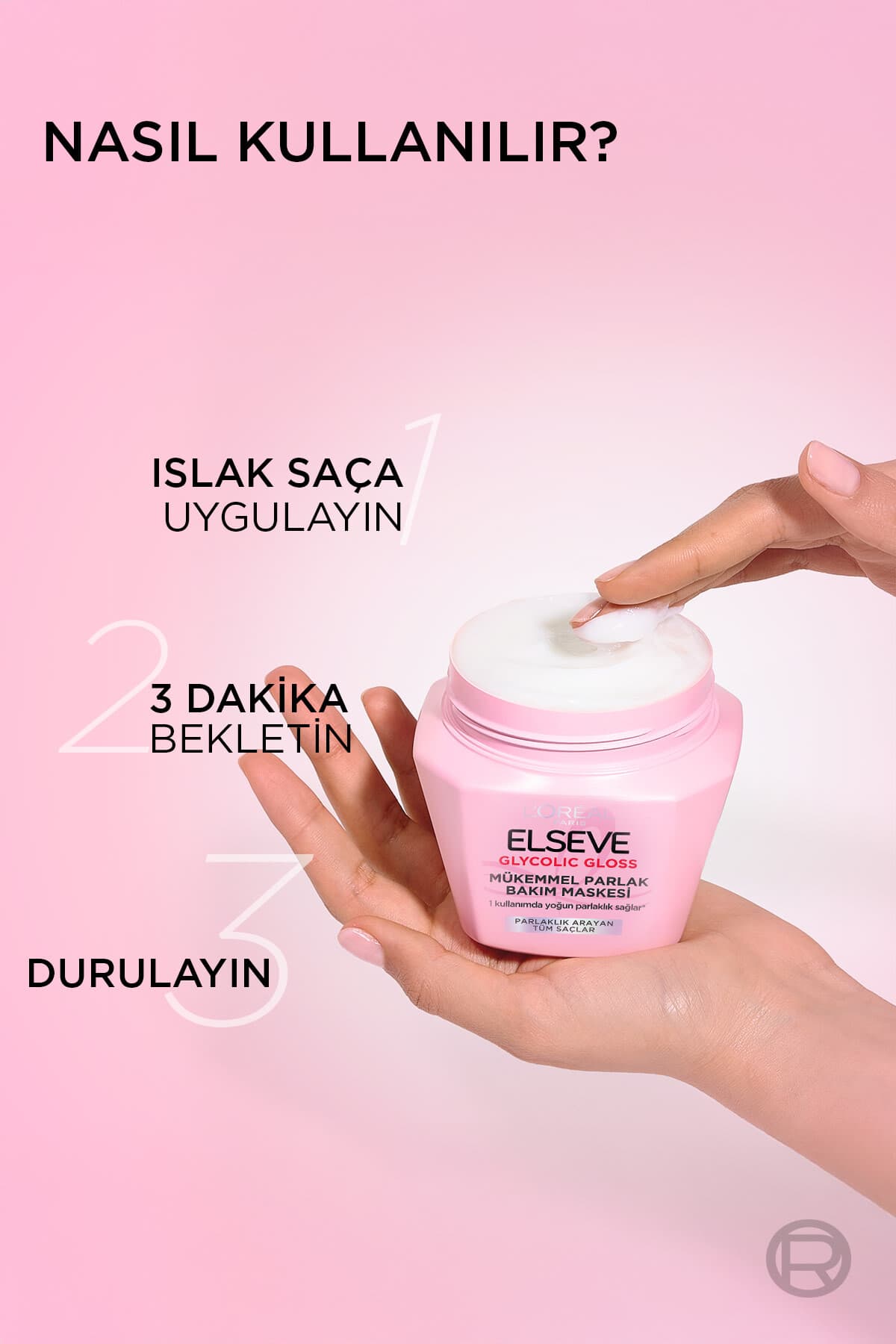 ماسک مراقبت از مو Elseve Glycolic Gloss برای درخشش عالی 300ml ماسک مراقبت از مو Elseve Glycolic Gloss برای درخشش عالی 300ml