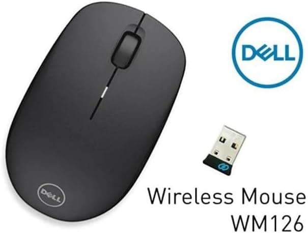 ماوس بیسیم Dell مشکی مدل WM126 ماوس بیسیم Dell مشکی مدل WM126