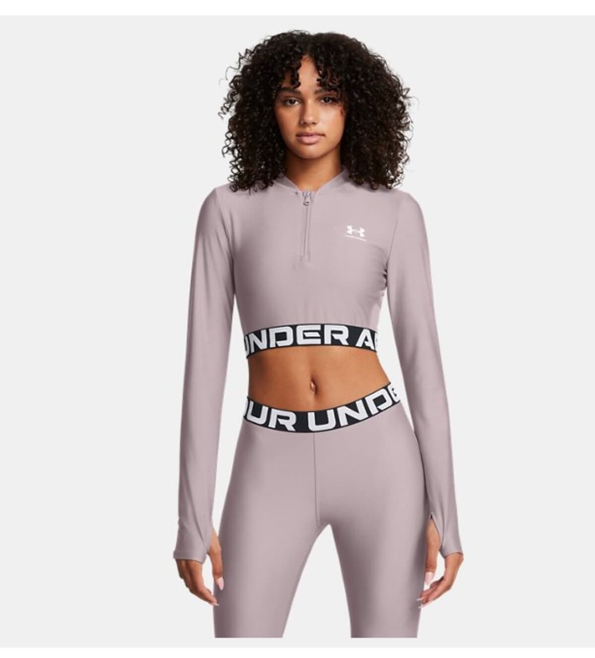 تیشرت زنانه Under Armour آستین بلند UA HeatGear Rib زیپ 1/4 مدل 1388692-453 تیشرت زنانه Under Armour آستین بلند UA HeatGear Rib زیپ 1/4 مدل 1388692-453