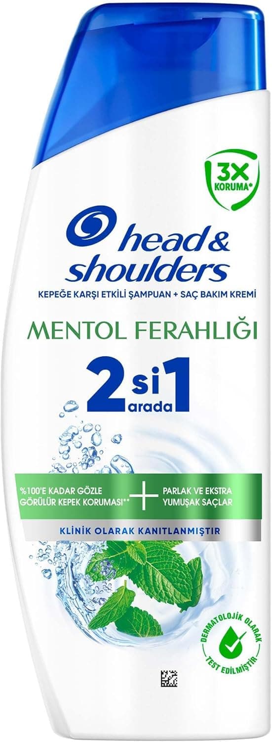 شامپو ضد شوره Head & Shoulders طراوت منتول 2 در 1 300ml شامپو ضد شوره Head & Shoulders طراوت منتول 2 در 1 300ml