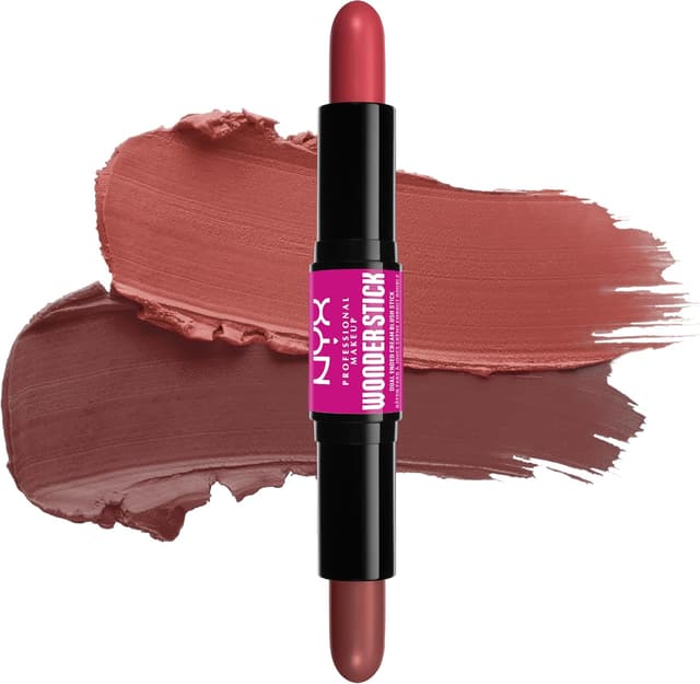استیک رژگونه کرمی NYX PROFESSIONAL MAKEUP رنگ مرجانی و هلویی تیره Wonder Stick استیک رژگونه کرمی NYX PROFESSIONAL MAKEUP رنگ مرجانی و هلویی تیره Wonder Stick
