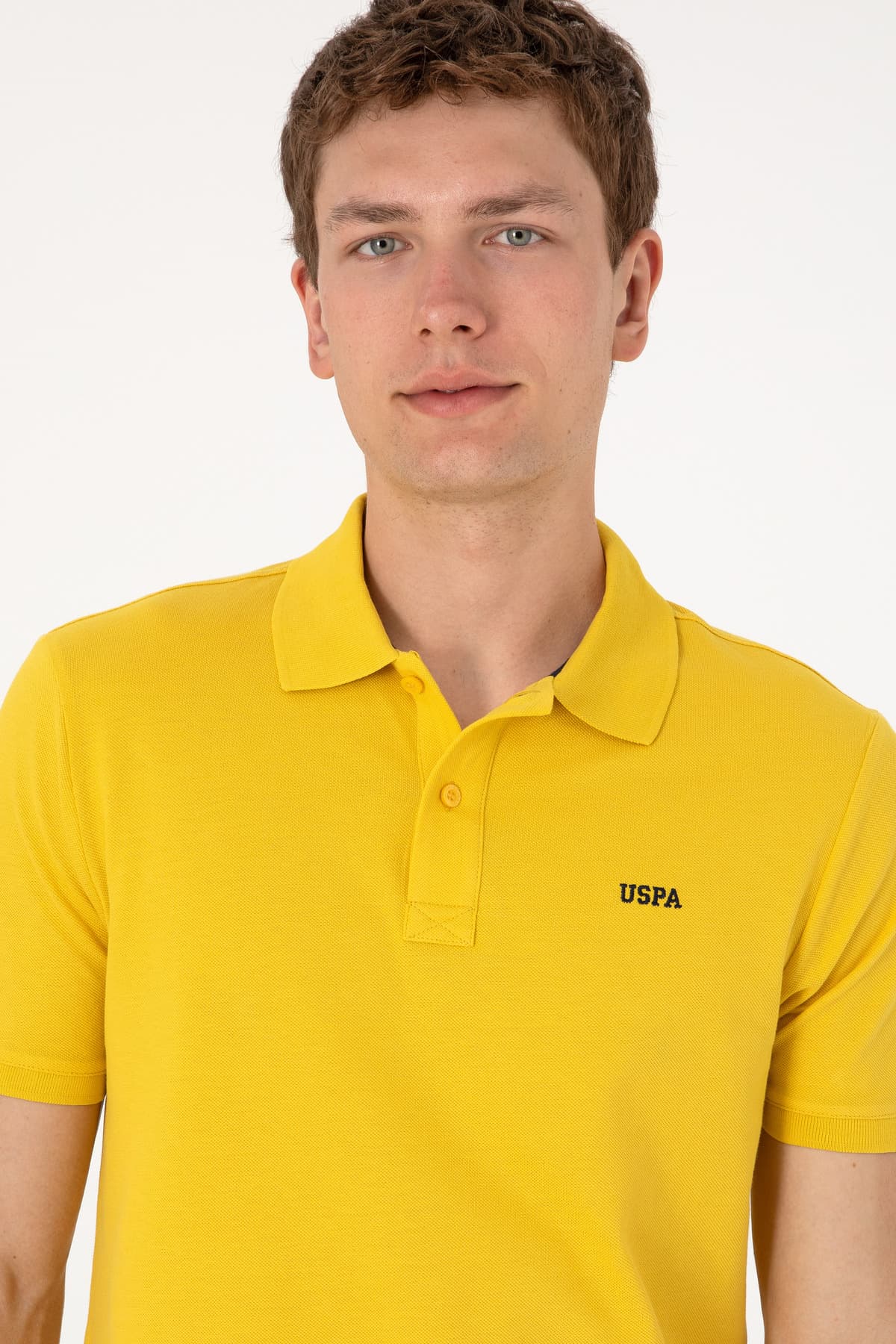 تیشرت مردانه U.S. Polo Assn. فیت معمولی یقه پولو زرد ساده مدل 50306007-VR094 تیشرت مردانه U.S. Polo Assn. فیت معمولی یقه پولو زرد ساده مدل 50306007-VR094