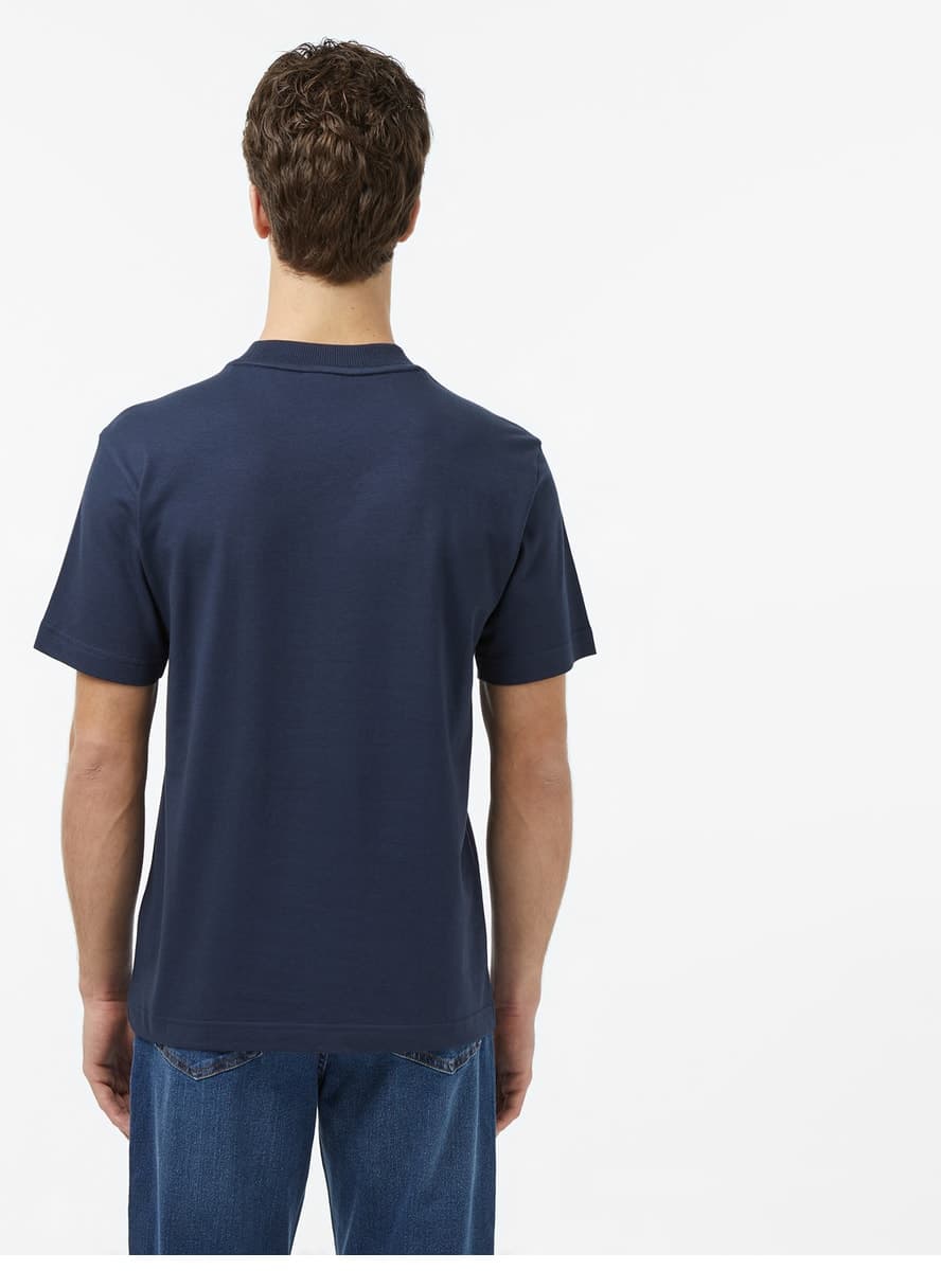تیشرت مردانه Lacoste فیت ریلکس یقه گرد لاجوردی تیشرت مردانه Lacoste فیت ریلکس یقه گرد لاجوردی