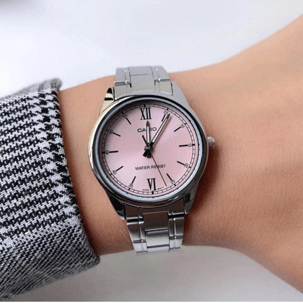 ساعت مچی زنانه Casio خاکستری مدل LTP-V005D-4B2UDF ساعت مچی زنانه Casio خاکستری مدل LTP-V005D-4B2UDF