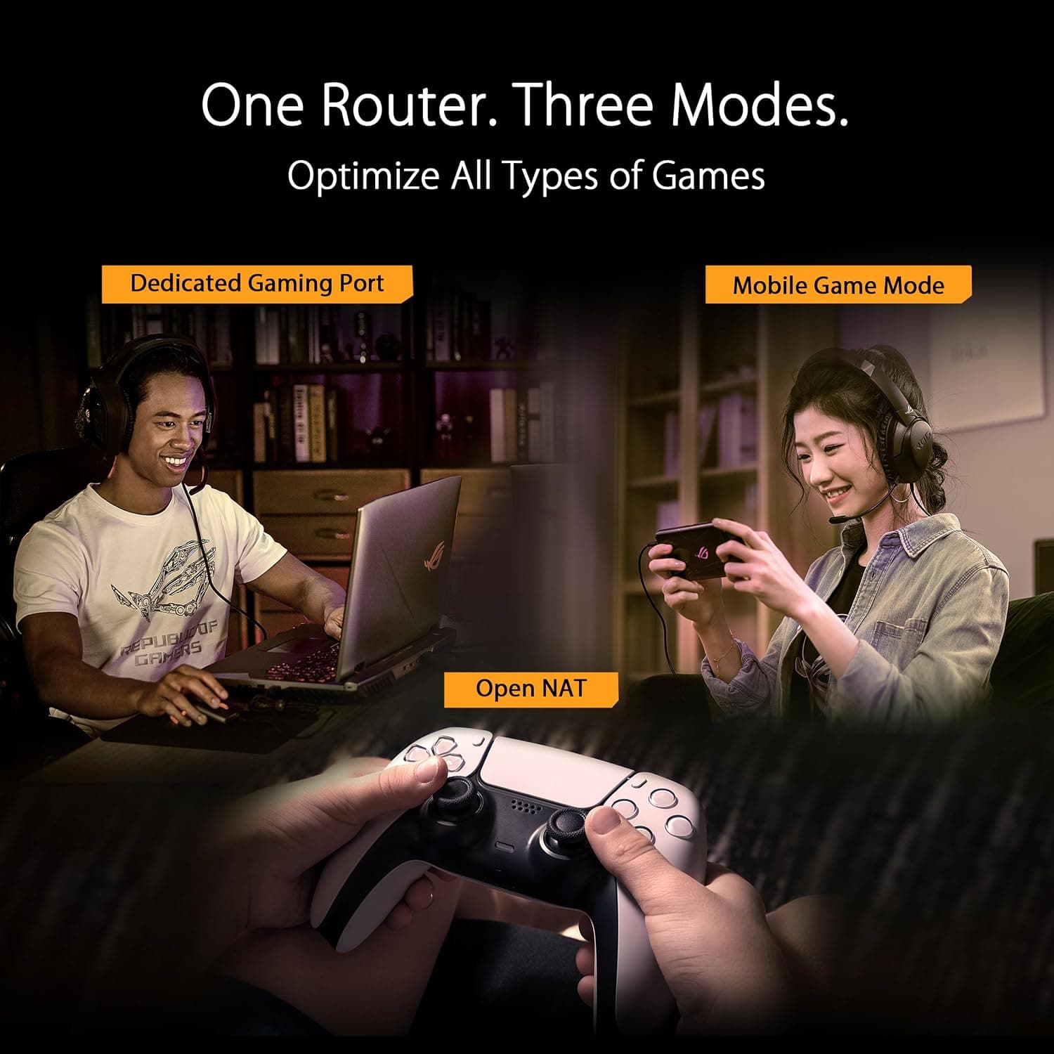 روتر بیسیم دو بانده ASUS TUF Gaming مدل BE3600 با WiFi 7 و سرعت 2.5 Gbit/s روتر بیسیم دو بانده ASUS TUF Gaming مدل BE3600 با WiFi 7 و سرعت 2.5 Gbit/s