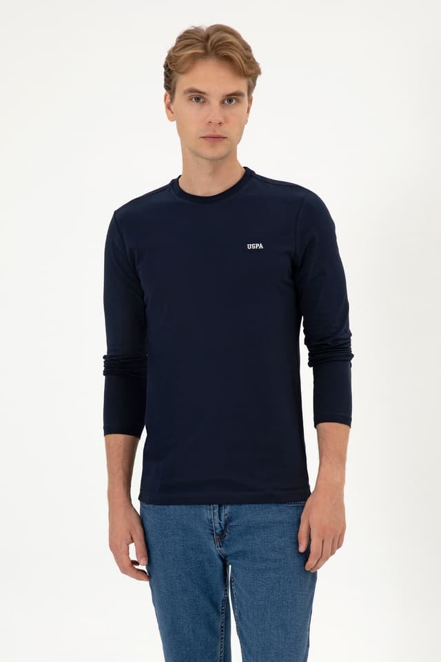 سویشرت مردانه U.S. Polo Assn. یقهگرد فیت اسلیم سرمهای سوپریم مدل 50313744-VR033 سویشرت مردانه U.S. Polo Assn. یقهگرد فیت اسلیم سرمهای سوپریم مدل 50313744-VR033