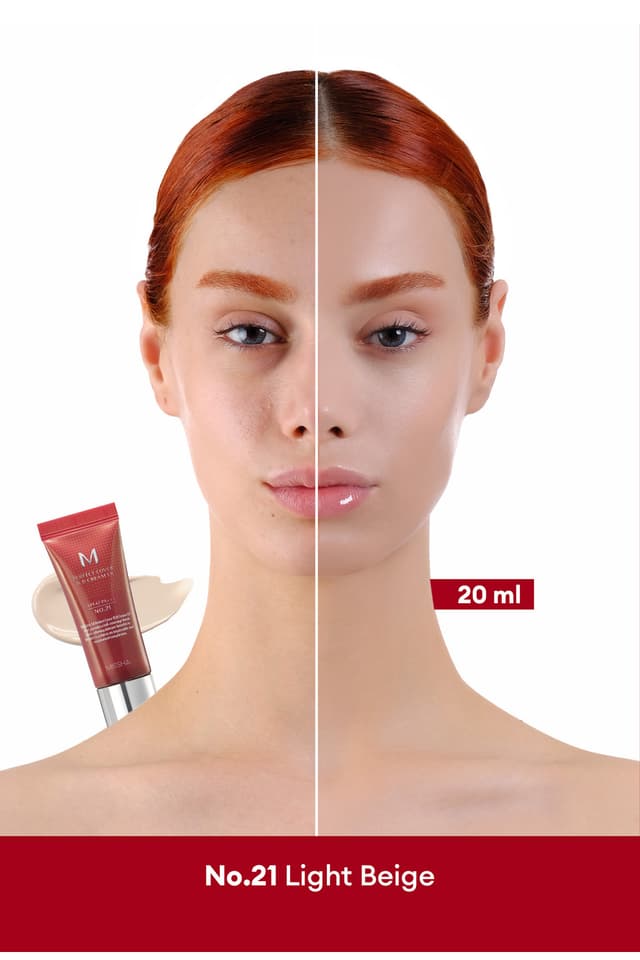 کرم BB چندمنظوره Missha با پوشانندگی کامل مدل MISSHA M Perfect Cover BB Cream SPF42PA+++ No.21 20ml کرم BB چندمنظوره Missha با پوشانندگی کامل مدل MISSHA M Perfect Cover BB Cream SPF42PA+++ No.21 20ml