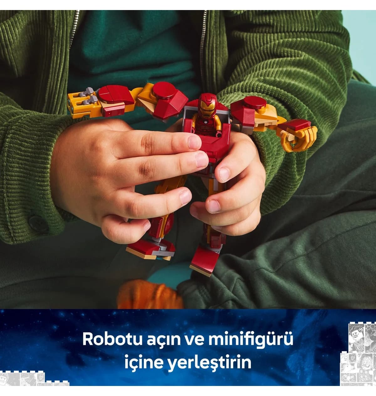 لگو Marvel ربات Iron Man در برابر Ultron برای کودکان مدل 76307، 6+ (101 قطعه) لگو Marvel ربات Iron Man در برابر Ultron برای کودکان مدل 76307، 6+ (101 قطعه)