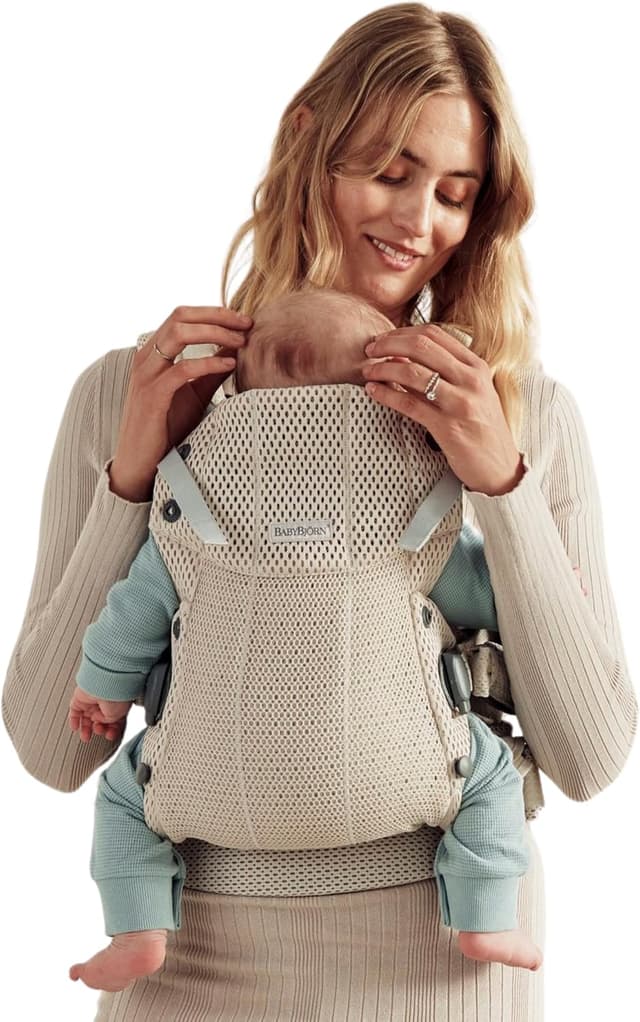 کریر حمل نوزاد BabyBjörn توری سه بعدی مدل Harmony رنگ کرمی کریر حمل نوزاد BabyBjörn توری سه بعدی مدل Harmony رنگ کرمی