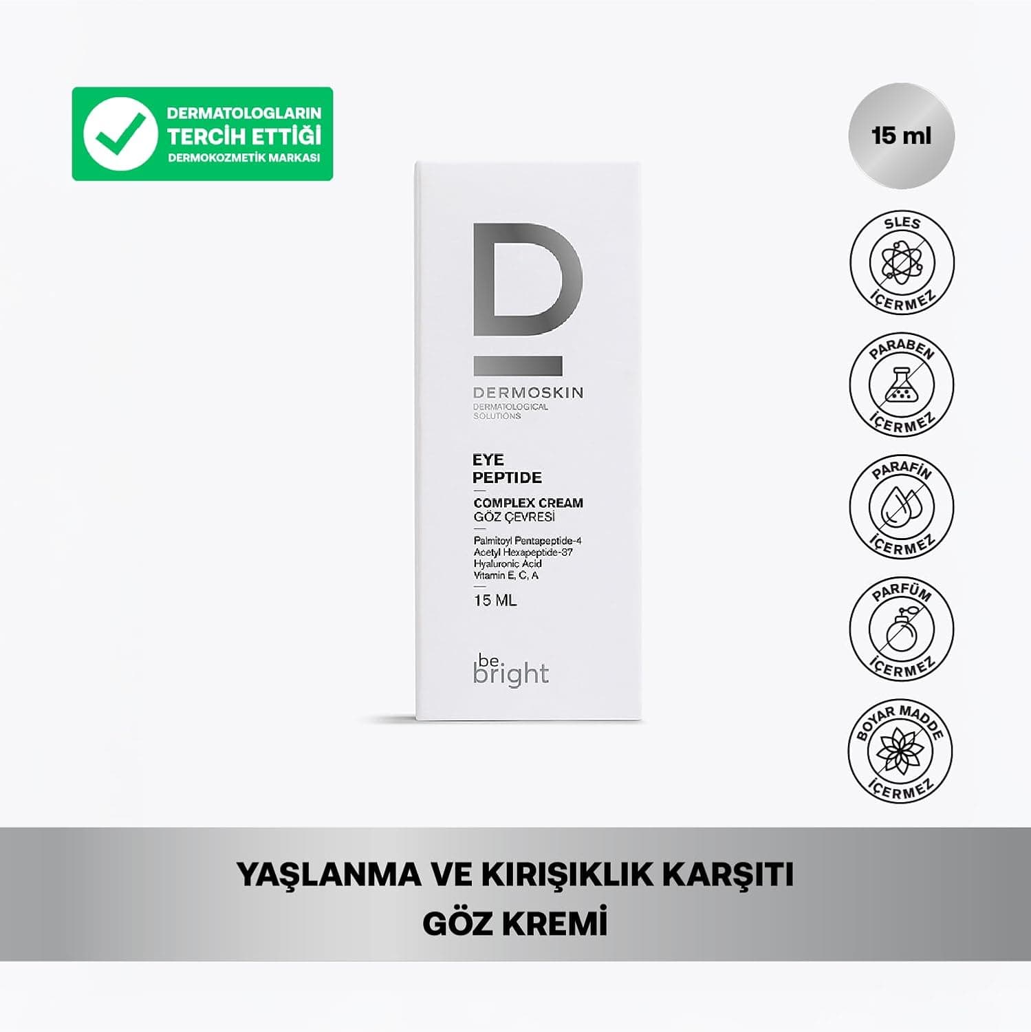 کرم دور چشم پپتید کمپلکس Dermoskin کرم دور چشم پپتید کمپلکس Dermoskin
