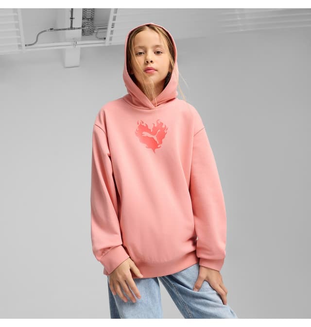 سوئیشرت بچگانه Puma Flaving Love صورتی سوئیشرت بچگانه Puma Flaving Love صورتی