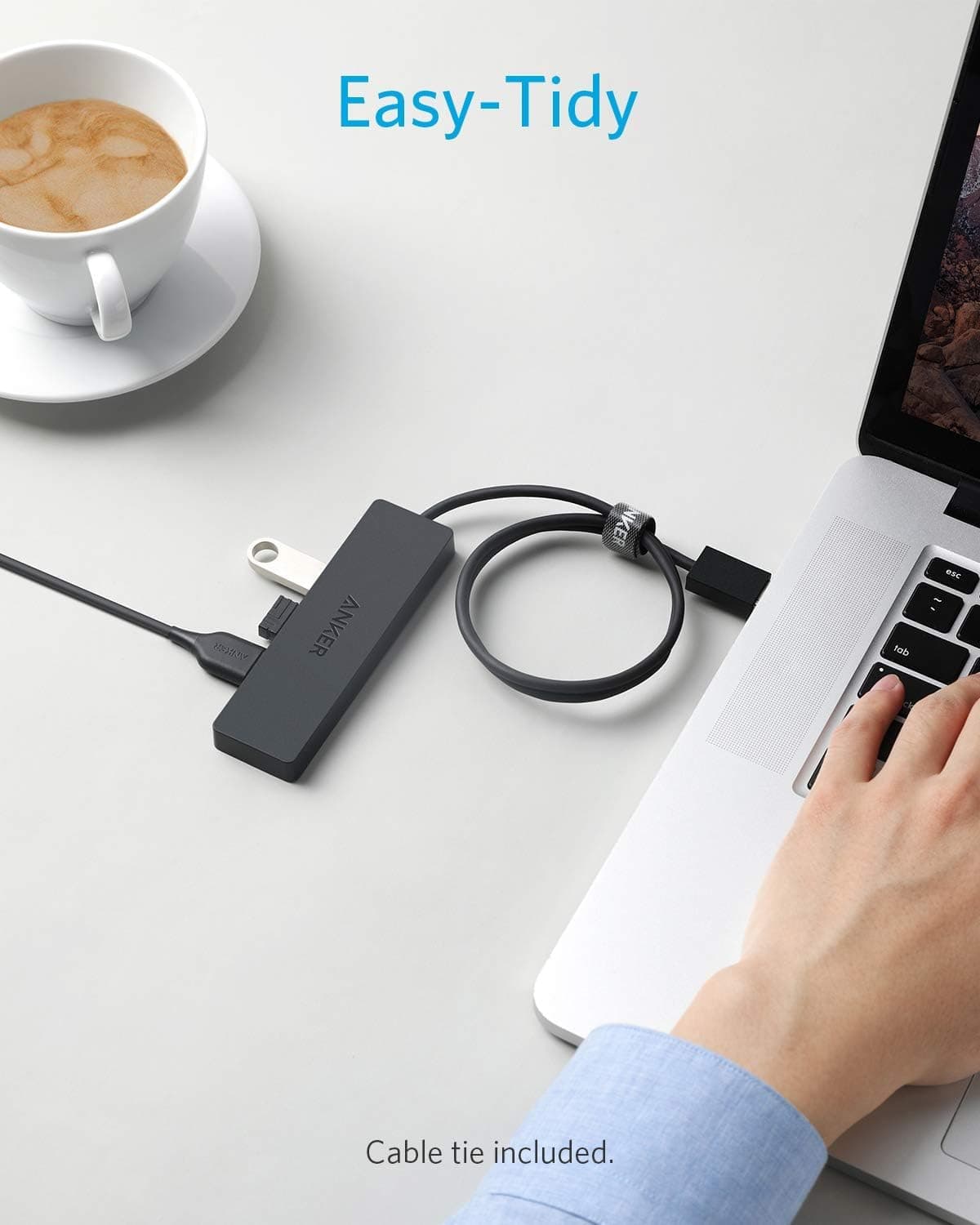 هاب USB چهاردرگاهه Anker مدل 4-in-1 هاب USB چهاردرگاهه Anker مدل 4-in-1