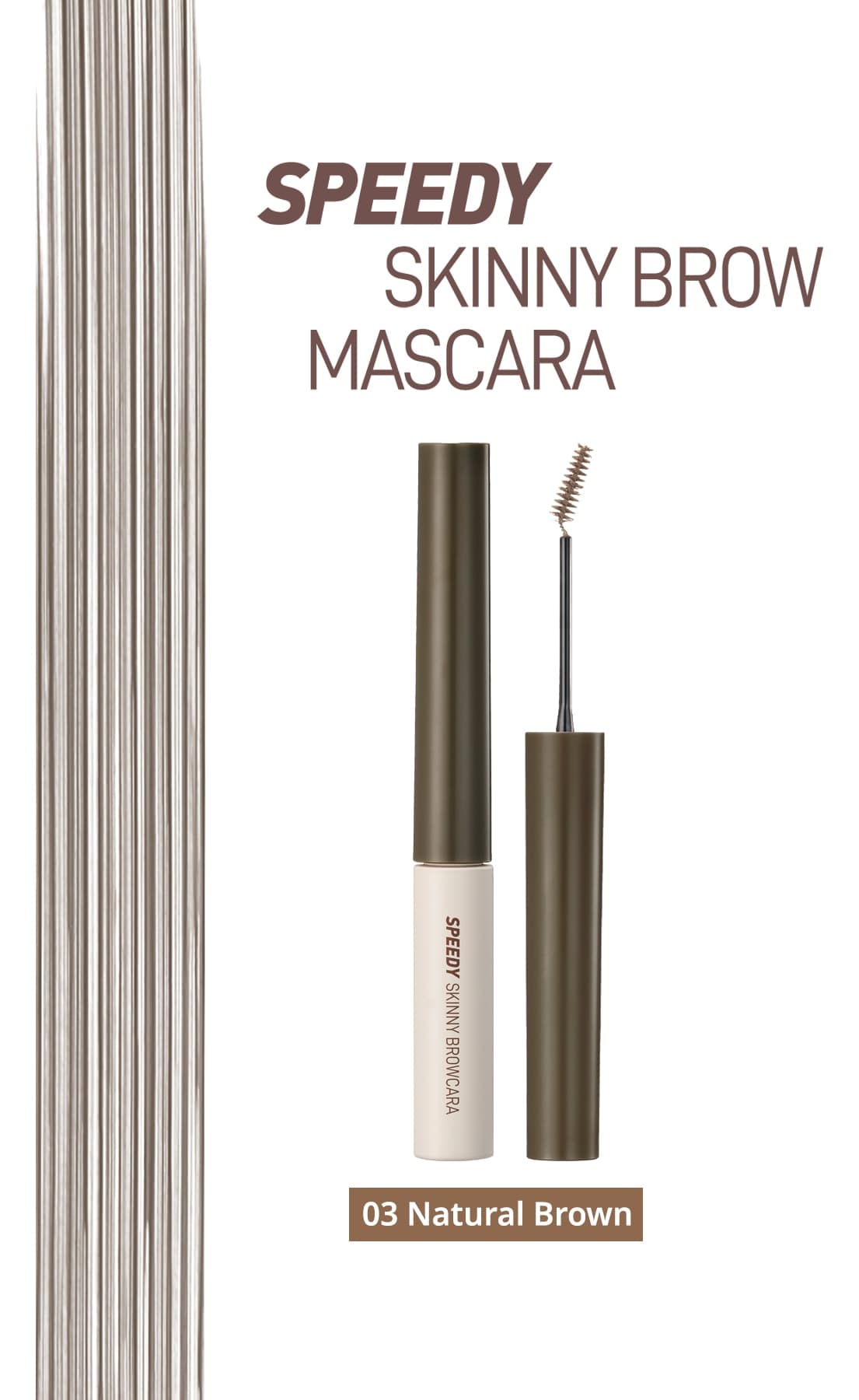 ماسکارای ابرو PERIPERA مدل Speedy Skinny Brow رنگ 03 Natural ماسکارای ابرو PERIPERA مدل Speedy Skinny Brow رنگ 03 Natural