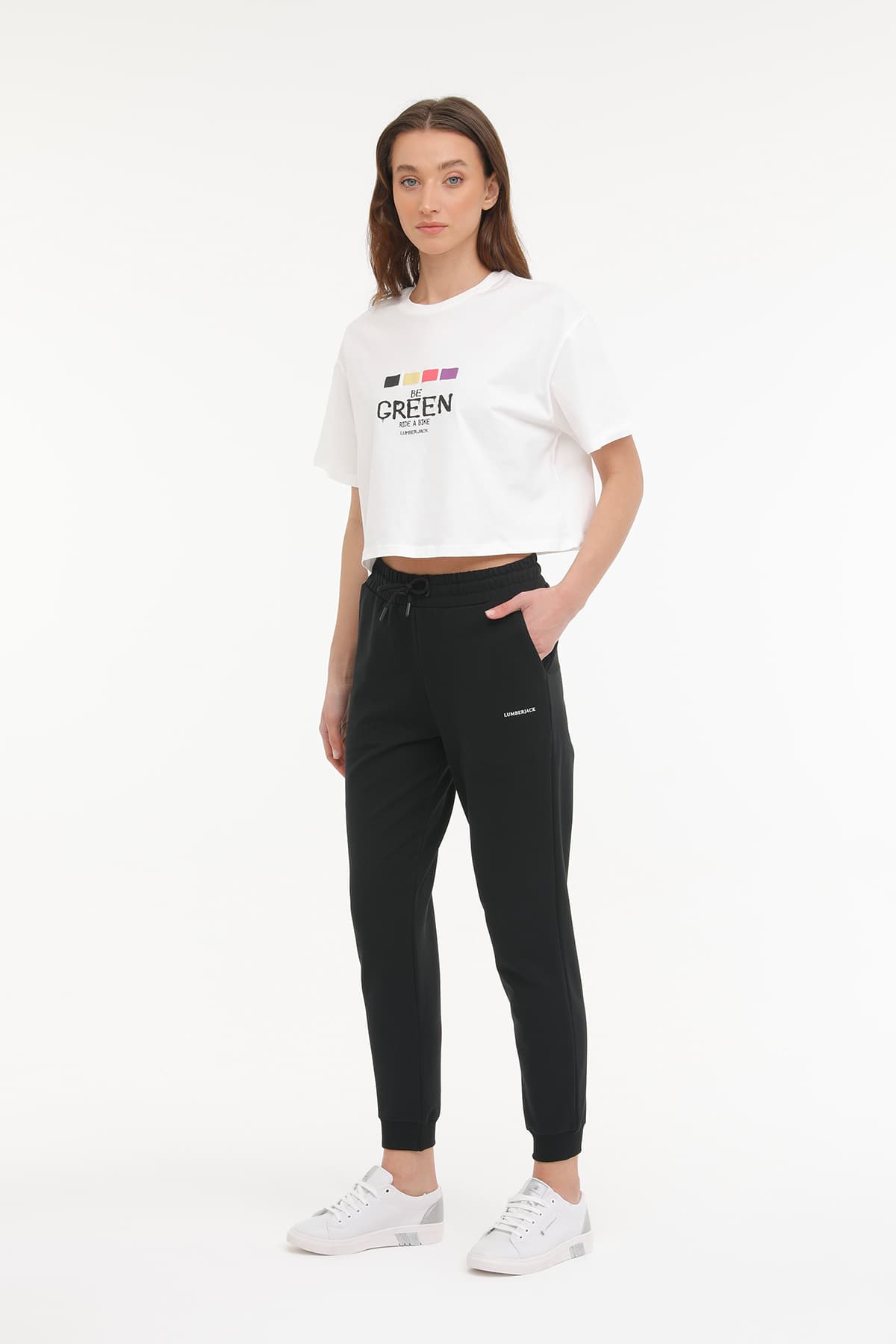 شلوار گرمکن زنانه Lumberjack مشکی BASIC JOGGER مدل W-CT133 4FX شلوار گرمکن زنانه Lumberjack مشکی BASIC JOGGER مدل W-CT133 4FX