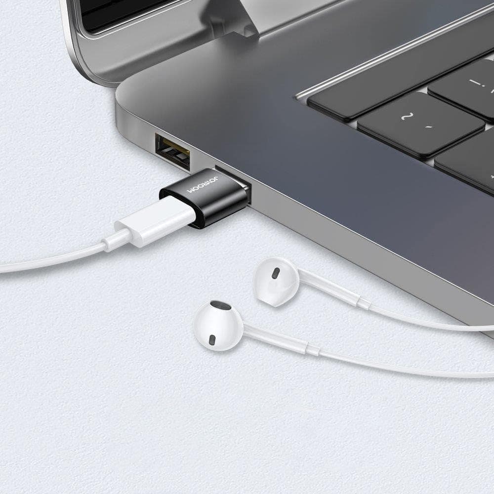 مبدل JOYROOM USB به Type-C مشکی مدل S-H152 مبدل JOYROOM USB به Type-C مشکی مدل S-H152
