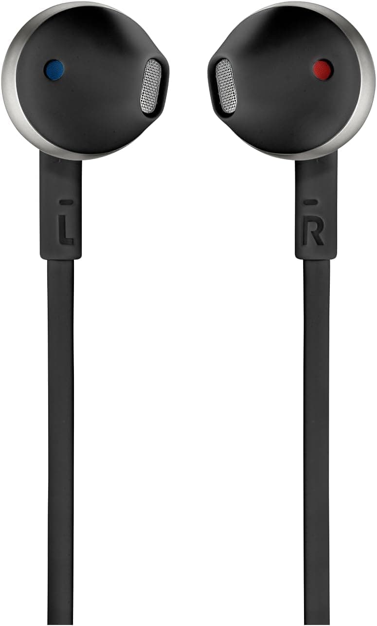 هندزفری داخلگوشی سیمی JBL میکروفوندار مشکی مدل T205 هندزفری داخلگوشی سیمی JBL میکروفوندار مشکی مدل T205