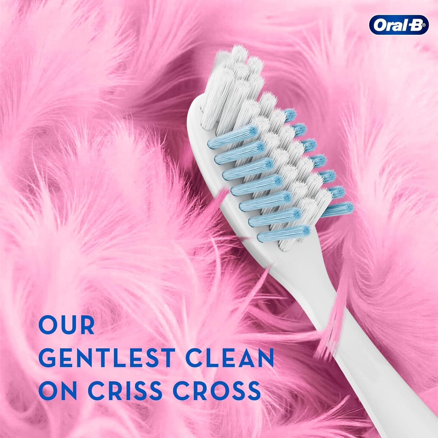 مسواک دستی Oral-B Criss Cross Gentle Care فوق نرم 2ct مسواک دستی Oral-B Criss Cross Gentle Care فوق نرم 2ct