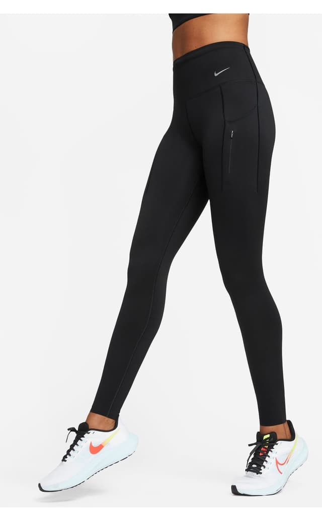 لگینگ زنانه Nike اسلیم فیت مشکی خاکستری نقرهای مدل DQ5668-010 لگینگ زنانه Nike اسلیم فیت مشکی خاکستری نقرهای مدل DQ5668-010
