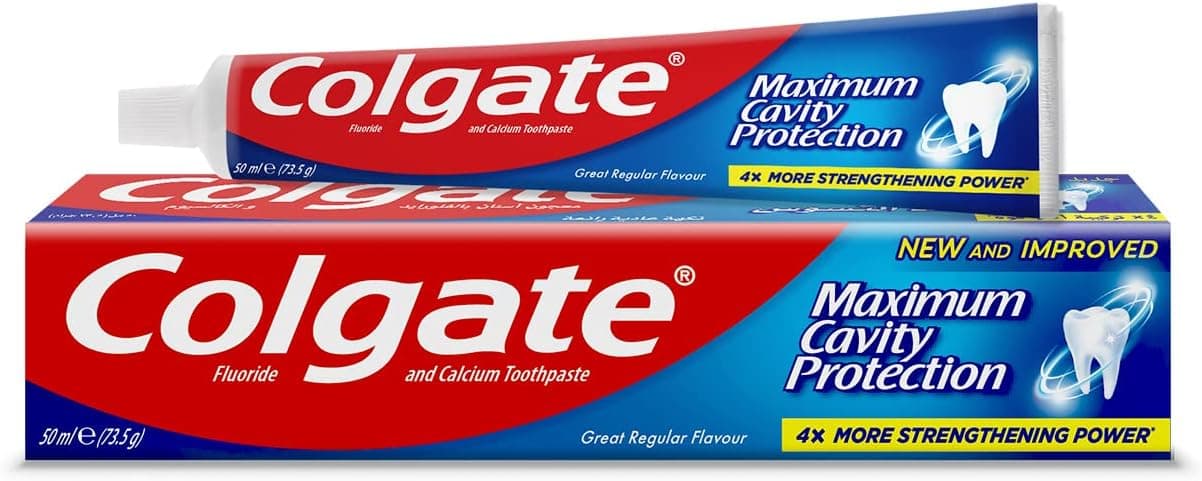 خمیردندان ضد پوسیدگی Colgate حاوی فلوراید و کلسیم، 4x75ml، بسته 4 عددی خمیردندان ضد پوسیدگی Colgate حاوی فلوراید و کلسیم، 4x75ml، بسته 4 عددی