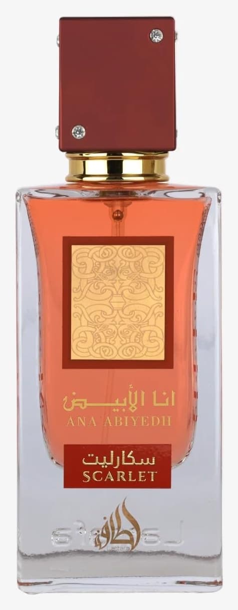 عطر ادکلن Lattafa مدل Ana Abiyedh Scarlet یونیسکس EDP 60ml عطر ادکلن Lattafa مدل Ana Abiyedh Scarlet یونیسکس EDP 60ml
