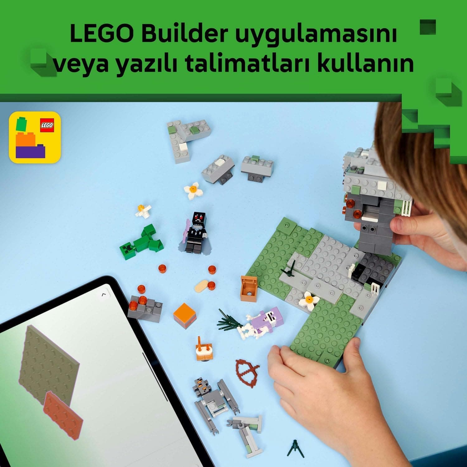 لگو Minecraft باغ پژمرده مدل 21586 لگو Minecraft باغ پژمرده مدل 21586