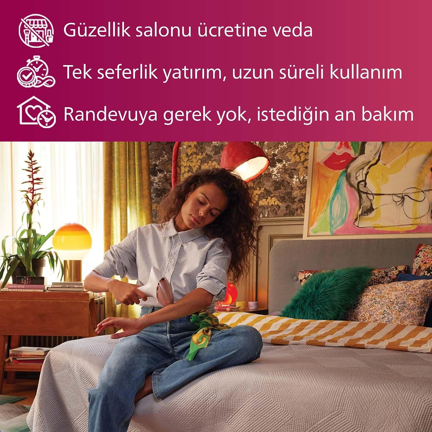 دستگاه لیزر اپیلیشن IPL Philips هد بدن و صورت سفید مدل BRI921/00 دستگاه لیزر اپیلیشن IPL Philips هد بدن و صورت سفید مدل BRI921/00