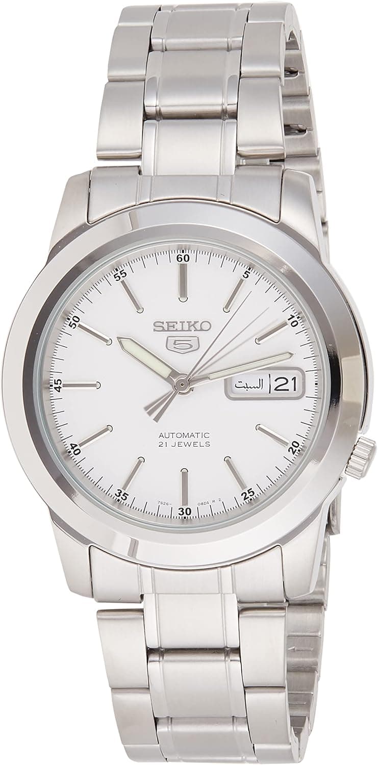 ساعت مچی مردانه Seiko 5 نقرهای مدل SNKE49 ساعت مچی مردانه Seiko 5 نقرهای مدل SNKE49