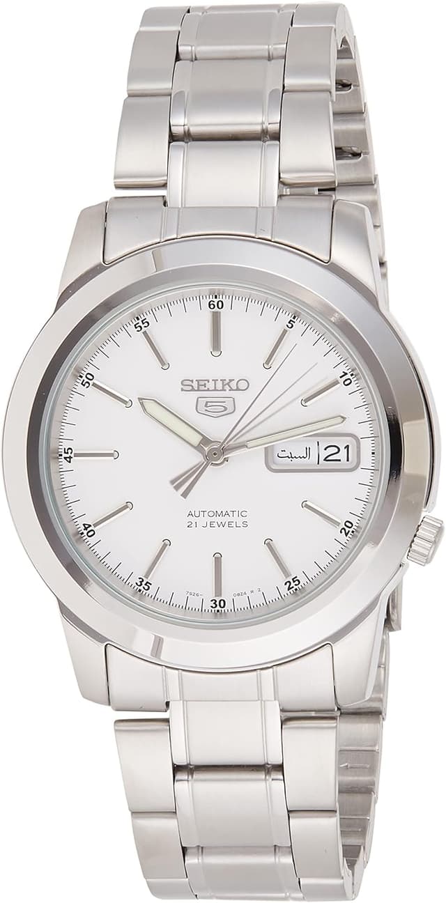 ساعت مچی مردانه Seiko 5 نقرهای مدل SNKE49 ساعت مچی مردانه Seiko 5 نقرهای مدل SNKE49