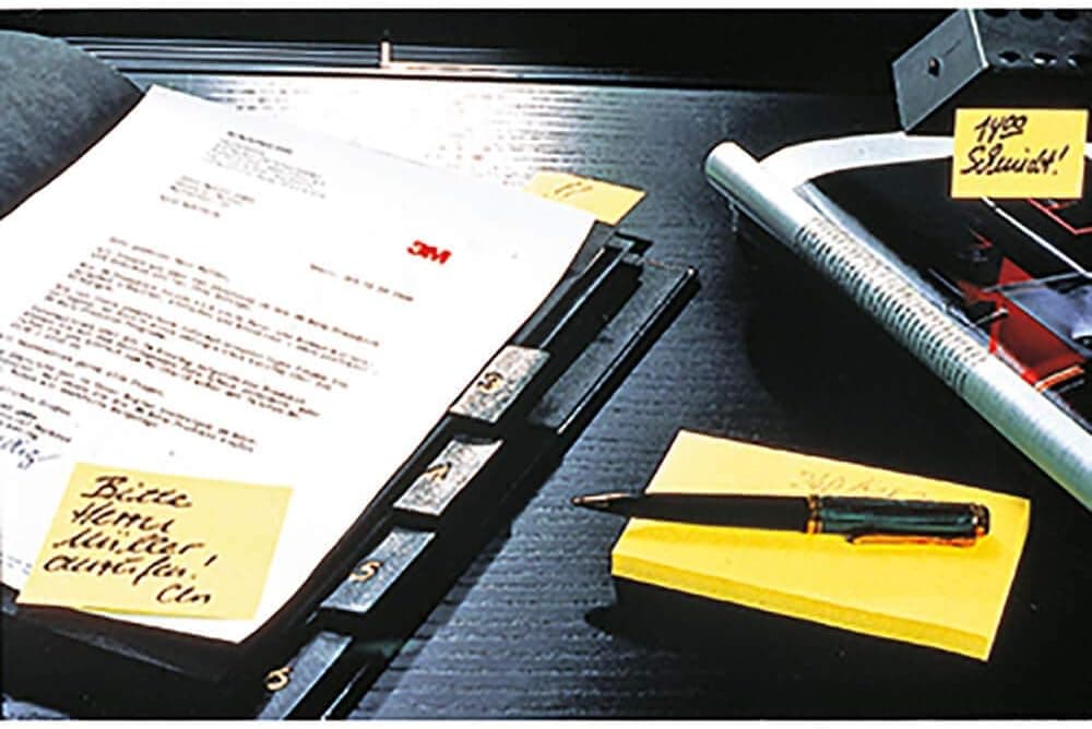 یادداشت چسبدار Post-it زرد 100 برگ یادداشت چسبدار Post-it زرد 100 برگ